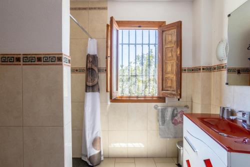 Ένα μπάνιο στο Apartment Luna