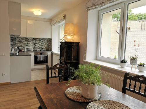 Nhà bếp/bếp nhỏ tại Ant Bangos