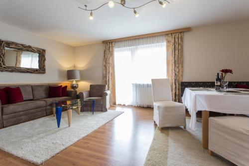 Cama ou camas em um quarto em Appartement am Sonnweg