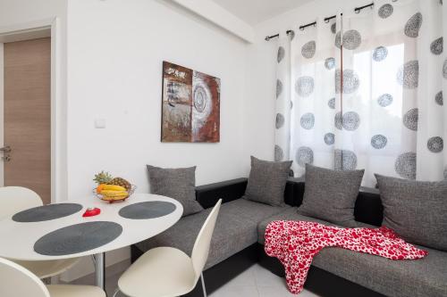 Χώρος καθιστικού στο Apartments Babic