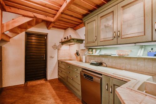 Kuchyň nebo kuchyňský kout v ubytování Casa Boho
