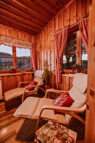 Posezení v ubytování Casa Boho