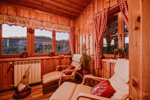 Posezení v ubytování Casa Boho