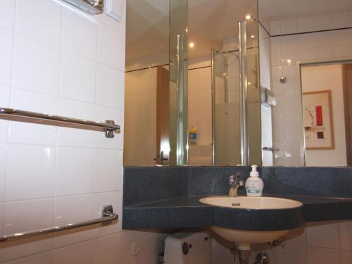 Et badeværelse på Ferienwohnung Strandidyll, Trassenheide