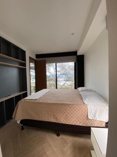 Cama o camas de una habitación en Apartamento Vista en Cayalá