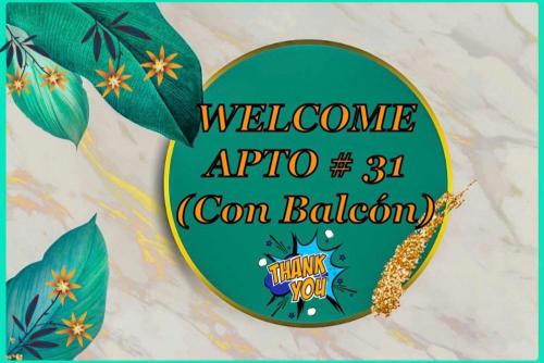 a sign that reads welcome to argento para con balloon at 310Guest-House La Vida in San Juan