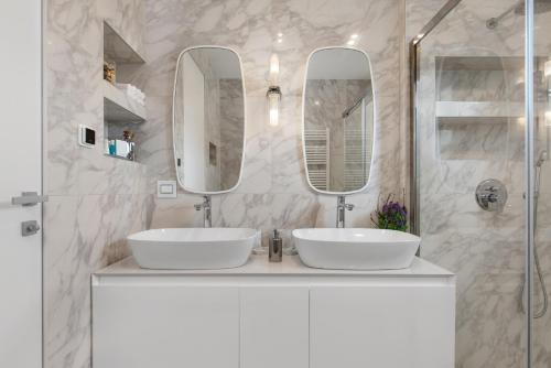 Koupelna v ubytování Luxury Apartment Iris Adriatica *****