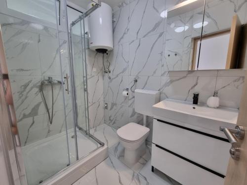 Kúpeľňa v ubytovaní Apartman STRIGA