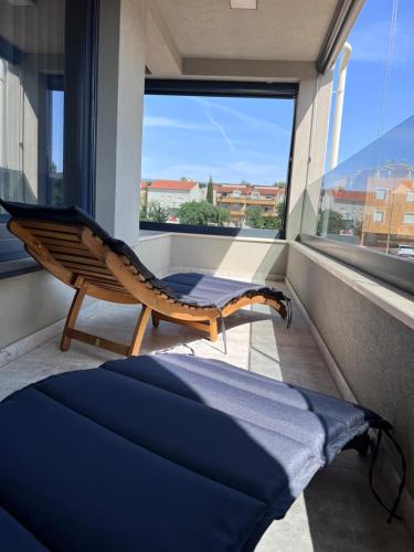 Balkon lub taras w obiekcie Apartmani CUBE A