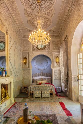 Un lugar para sentarse en Riad Dar El Malaika