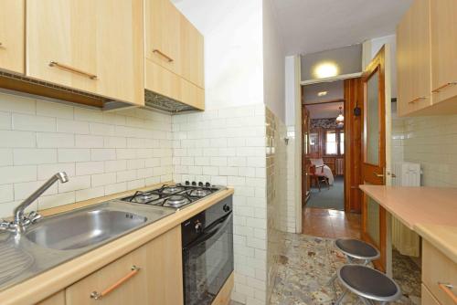 Kjøkken eller kjøkkenkrok på Apartment Sky Cervinia