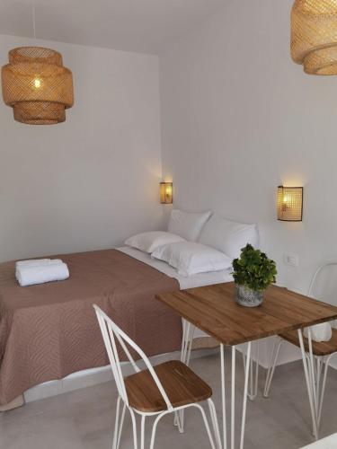 Cama o camas de una habitación en Villa Konstantinos