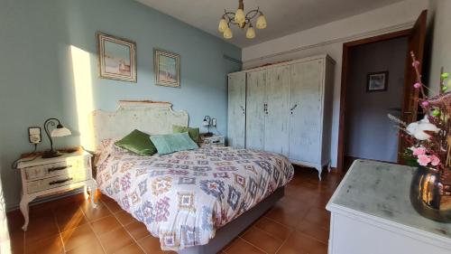 Postel nebo postele na pokoji v ubytování Apartament Vent de Port
