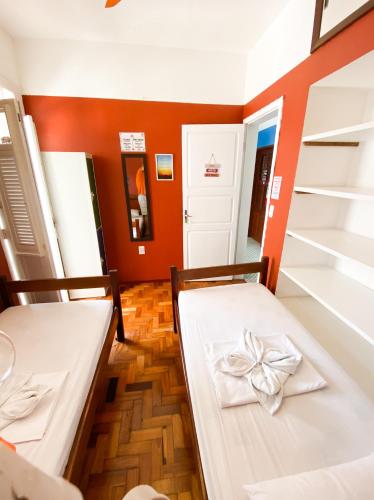 Refugio Hostel Fortalezaにあるベッド