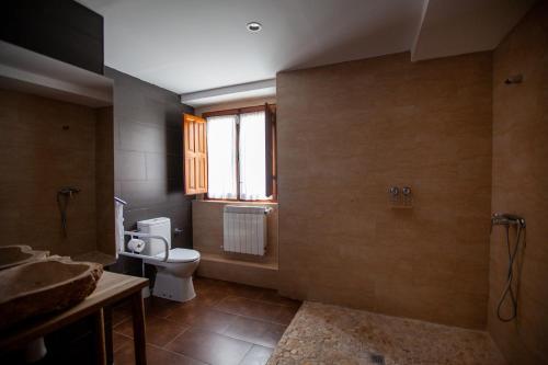 Koupelna v ubytování La Villa del Pantano