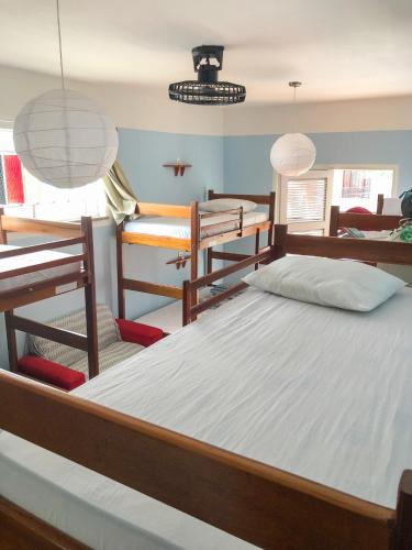 Refugio Hostel Fortalezaにあるベッド