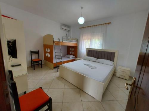 Krevet ili kreveti u jedinici u okviru objekta Vila REXHAJ