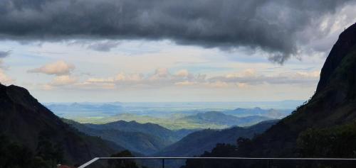 a view of a valley in the middle of mountains at HIDE ELLA Hotel & Resort in Ella