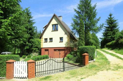 Cottage by Lake Dabrowa with Fishing
