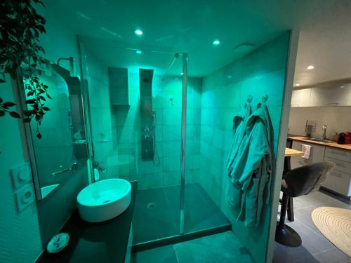 Ванна кімната в Appart Spa Privatif