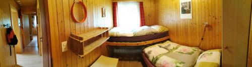 Ένα ή περισσότερα κρεβάτια σε δωμάτιο στο Ferienwohnung Duinli