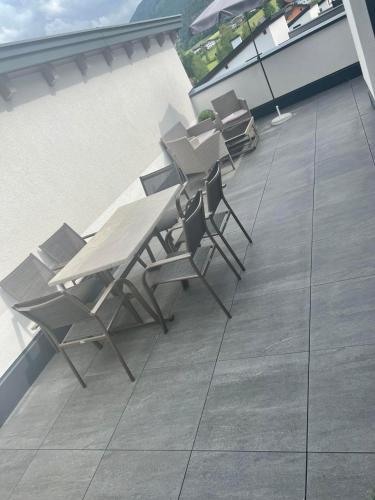 Balkón nebo terasa v ubytování Ena Appartements
