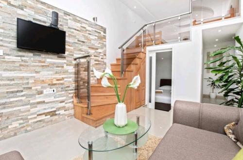 Μια τηλεόραση ή/και κέντρο ψυχαγωγίας στο Apartmani Vasilije