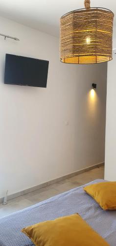 TV a/nebo společenská místnost v ubytování Villa Luxury Magic View