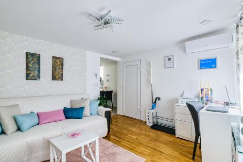 Χώρος καθιστικού στο JMJ apartmaji Piran