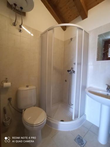 Koupelna v ubytování Apartmani Passer