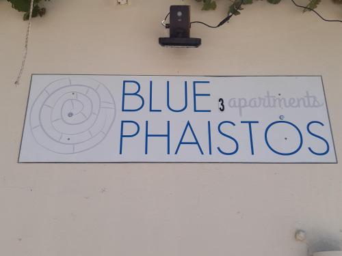 BLUE PHAISTOS No3に飾ってある許可証、賞状、看板またはその他の書類