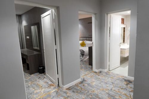 Koupelna v ubytování WS Hotel