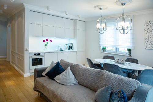 Η κουζίνα ή μικρή κουζίνα στο Top Premium Apartement