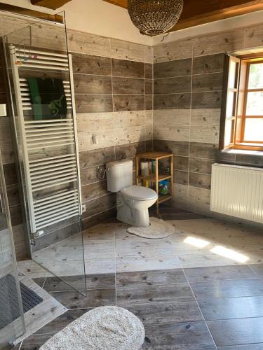 Koupelna v ubytování Chalupa Svojanov