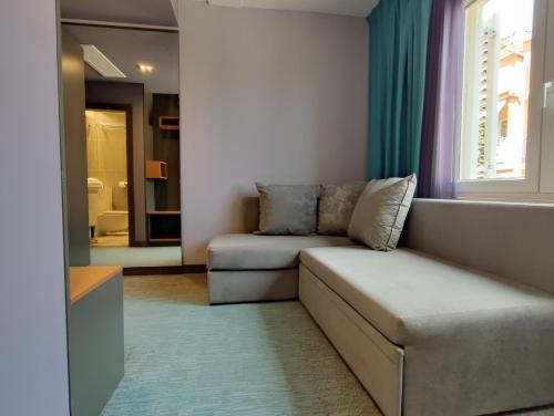 Ruang duduk di Boutique hotel Lili