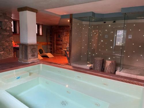 Koupelna v ubytování Hotel Milleluci