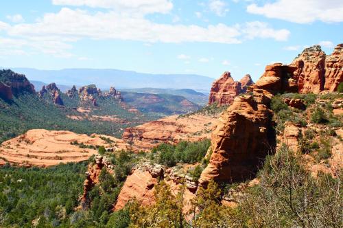 a view of the grand canyon from the rim at Cathedral Casita at Sedona Cathedral Hideaway LLC in Sedona