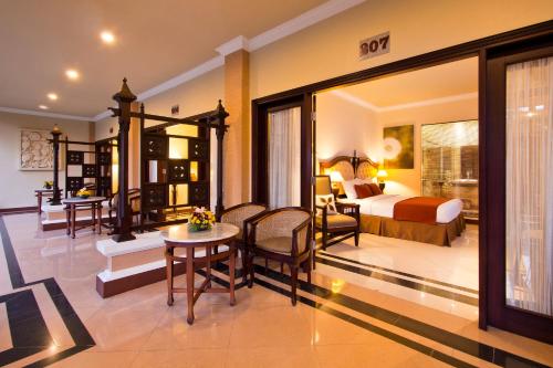 Istumisnurk majutusasutuses Puri Asri Hotel & Resort