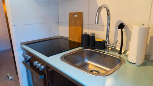 City Apartment Wertheim tesisinde mutfak veya mini mutfak