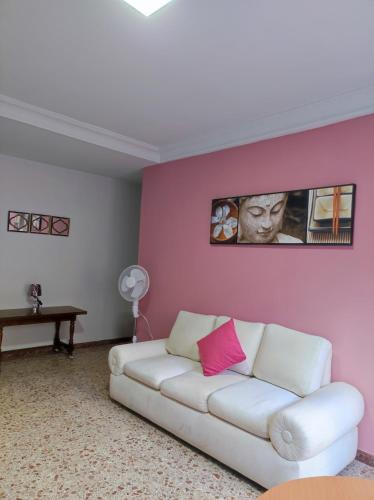 Χώρος καθιστικού στο LUCERO APARTAMENTO