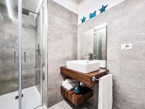 Koupelna v ubytování La casa di Michele