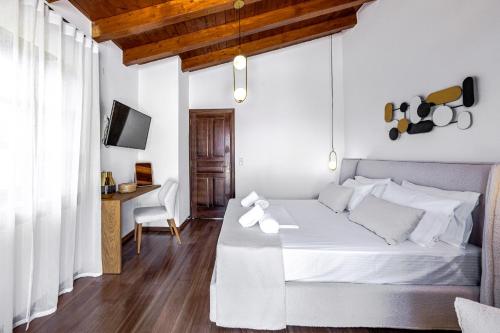 Ένα ή περισσότερα κρεβάτια σε δωμάτιο στο Villa Dim - With Private Pool