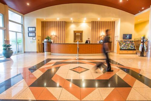 The lobby or reception area at Arawa Park Hotel