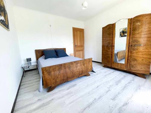 Postel nebo postele na pokoji v ubytování Villa La Muse avec piscine privée et chauffée