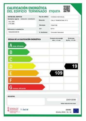 a screenshot of a cell phone screen with a diagram at Apartamentos Entremares - Grupo Antonio Perles in Calpe