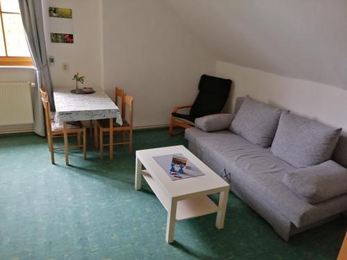 Un lugar para sentarse en Reiterhof Groß Stubben