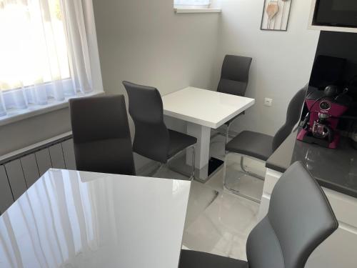 Posezení v ubytování Classic Silver Apartman