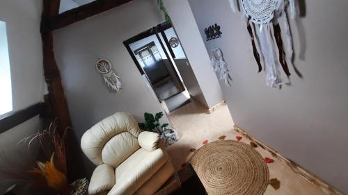 Ruang duduk di Le Torcy Lodge