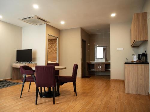 Una cocina o cocineta en Bangi Perdana Hotel