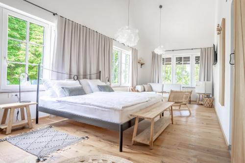 Postel nebo postele na pokoji v ubytování SIBON Wine & Spa Resort Jeruzalem